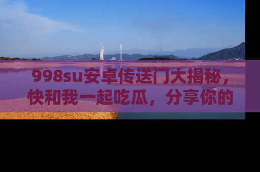 998su安卓传送门大揭秘，快和我一起吃瓜，分享你的发现！