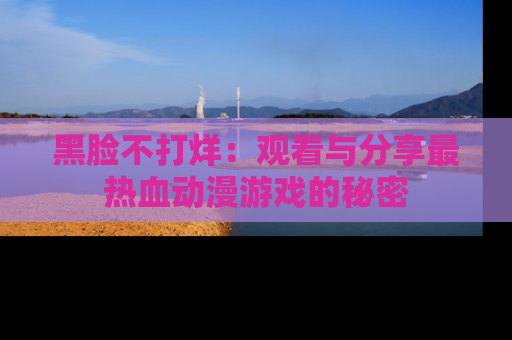 黑脸不打烊：观看与分享最热血动漫游戏的秘密