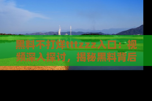 黑料不打烊tttzzz入口：视频深入探讨，揭秘黑料背后的人和事