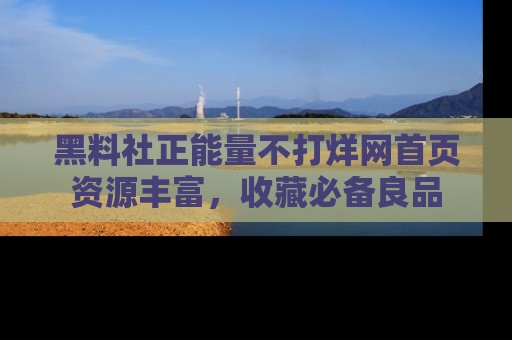 黑料社正能量不打烊网首页资源丰富，收藏必备良品