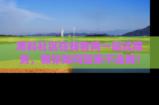 黑料社区在线官网一站式服务，教你如何回家不迷路！