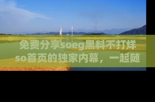 免费分享soeg黑料不打烊so首页的独家内幕，一起随时吃瓜吧！