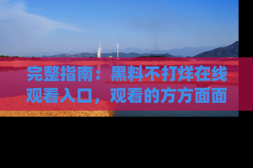 完整指南：黑料不打烊在线观看入口，观看的方方面面与app选择